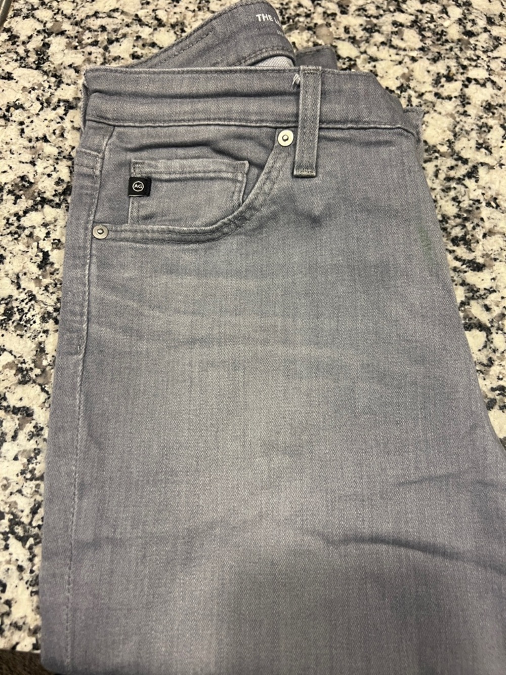 Ag Adriano Goldschmied Women’s Skinny Jeans in Light Gray